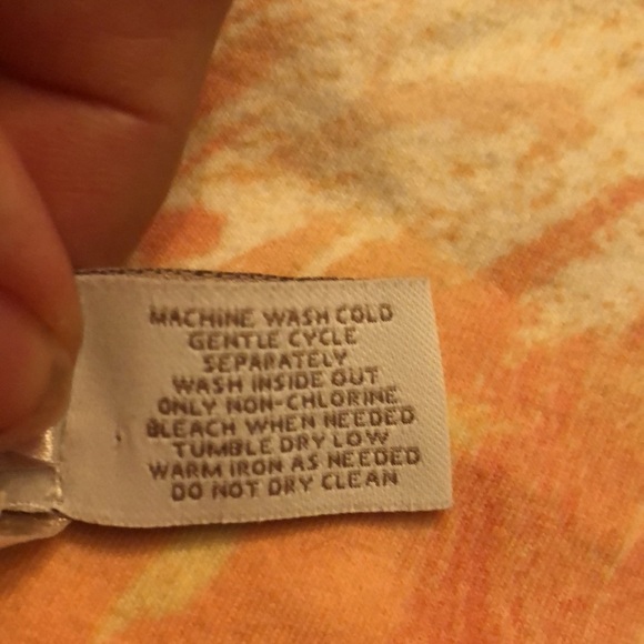 Chico’s Women’s 3/4 Sleeve Tee Shirt-Variegated-Tie Dye-V Neck-Watercolor - Picture 4 of 5